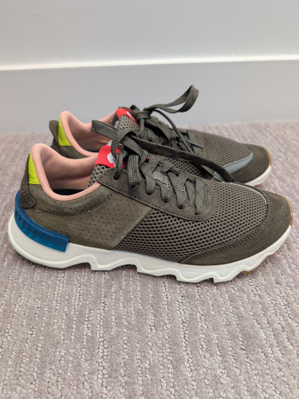 Women's Green (Alpine Tundra) Sorel Kinetic Lite Sneakers